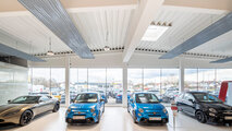 Zehnder ZFP, RHC, CP, Ceiling Panel, Zehnder, Reference, exhibition, salesroom, showroom, cars, Autoland, Pocking,bavaria